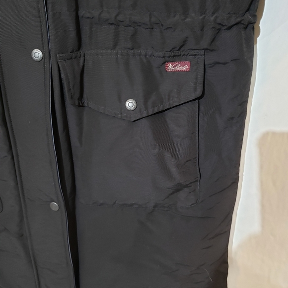 Woolrich parka jacket black coat - Picture 6 of 14
